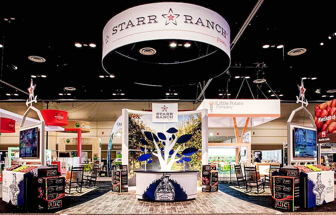 Starr Ranch tradeshow booth.