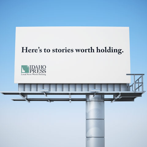 Idaho Press billboard ad.