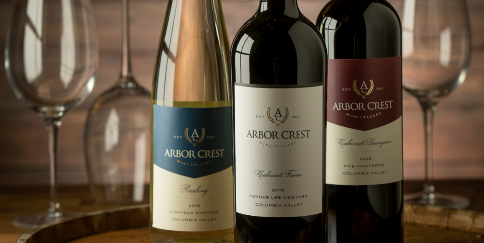 Arbor Crest Wine Cellar Bottles