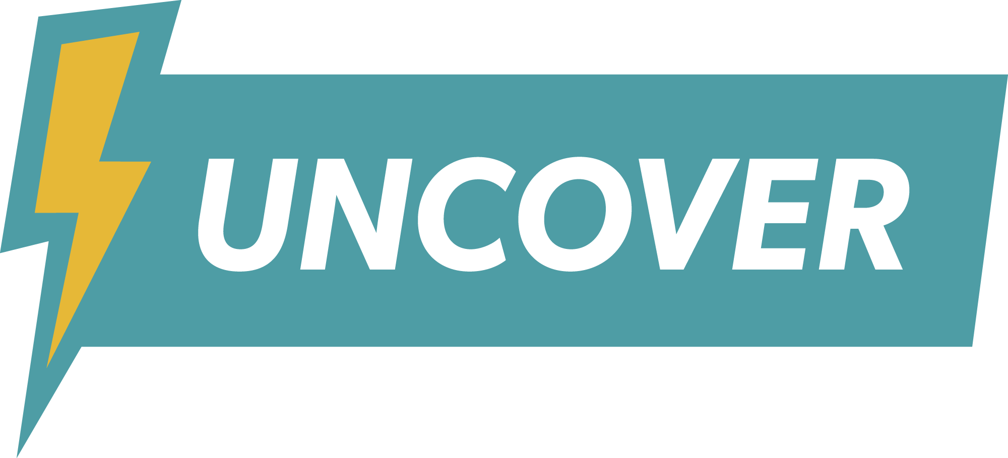 "Uncover", written next to a lightning bolt.